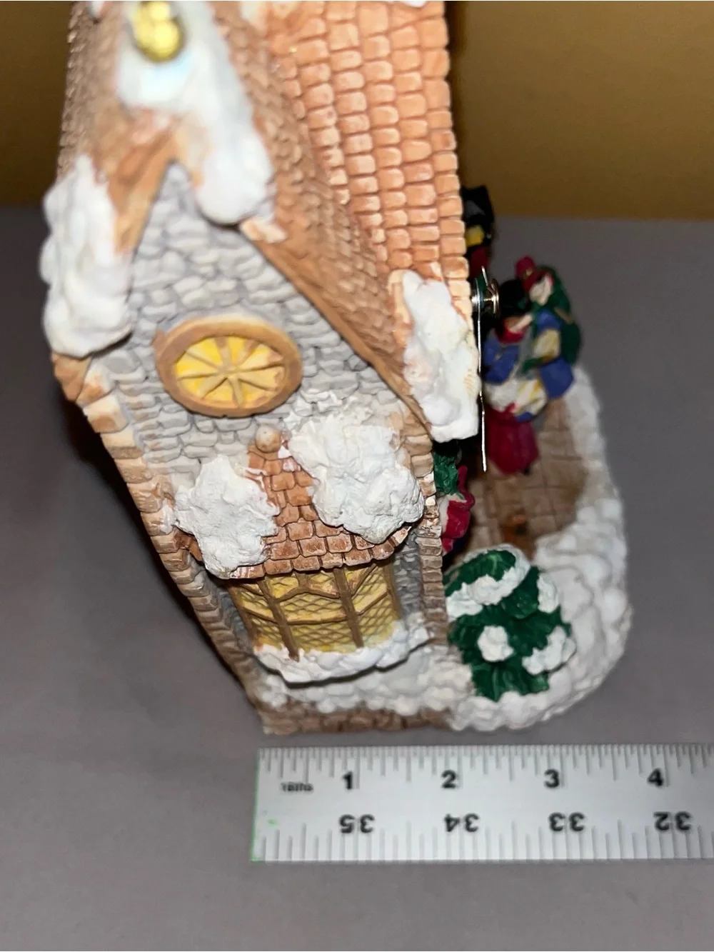 Vintage 1996 Victorian Style Avon Holiday Melody Christmas Clock Tested/Works
